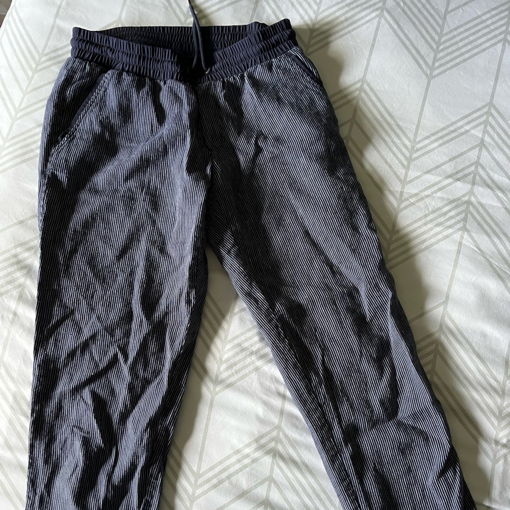 Tall Athleta striped pant